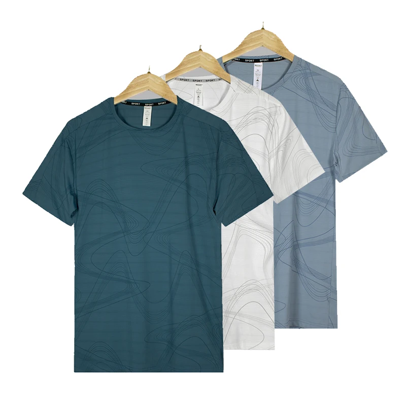 Wholesale Clothing Short Sleeve T-Shirts Quick-drying Training Wear Fitness T Shirt for Men Sports