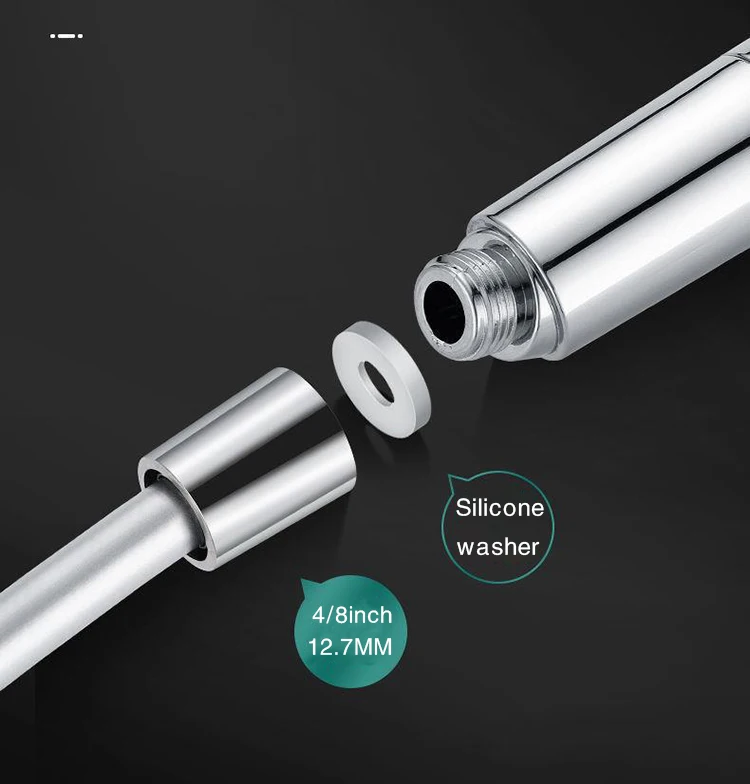 Anti-twist Brass Connector Flexible Pvc Tube Bathroom Toilet Pvc Bidet Hose Wc Flexible Shower Hose