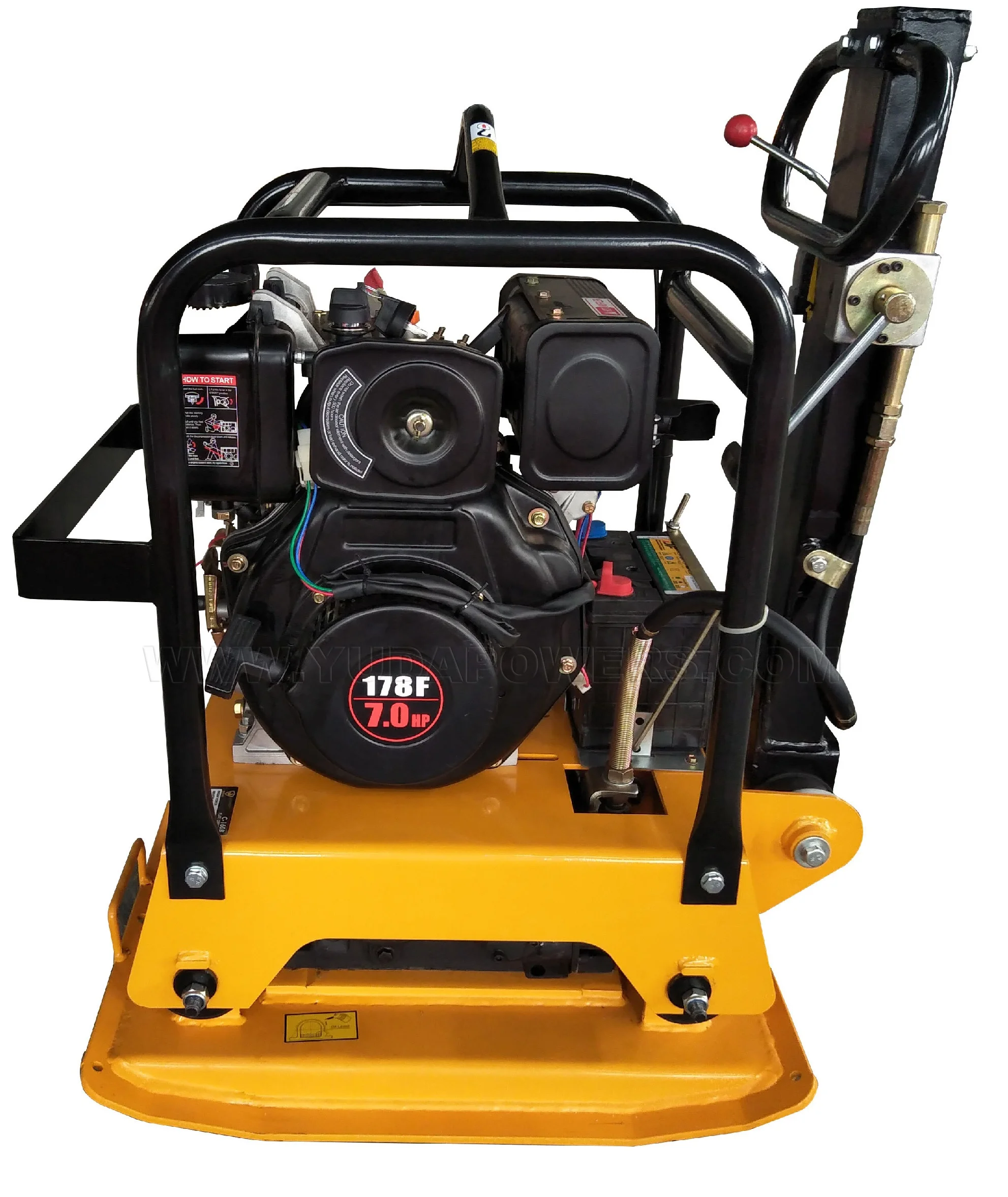 160kg 300kg Compactor C160 C330 Portable Reversible Plate Compactor Two Way Earth Compactor