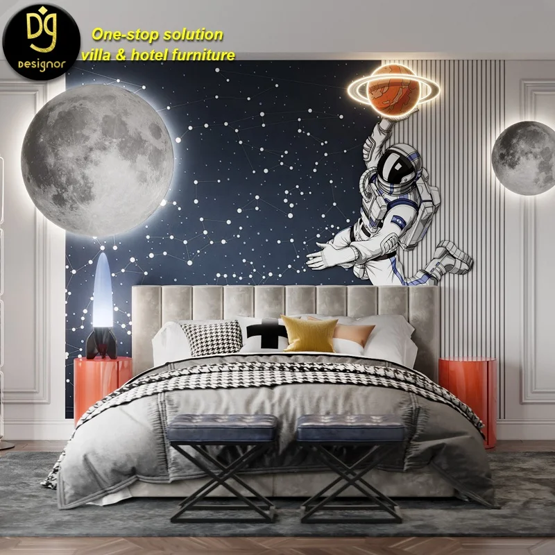 Современная детская комната DG, простые наборы для спальни для мальчиков, детские кровати для мальчиков, мебель для спальни