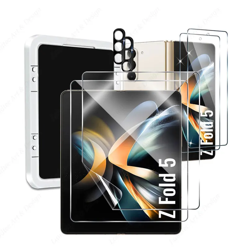 Laudtec GHM006 High Definition Phone Tempered Glass Protector Screen Protectors For Samsung Galaxy Z Fold Flip 5