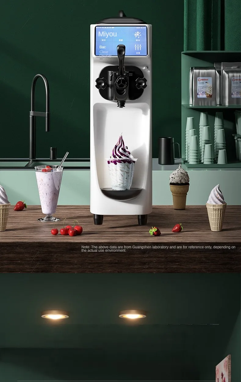 Table top soft serve portable ice cream machine icecream maker 220v small mini soft home ice cream machine at home price maker