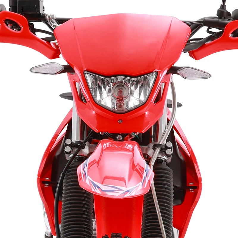 China factory off-road motorcycle gasoline four stroke air-cooling 200cc dirt bike street legal motocross sports motorcycles