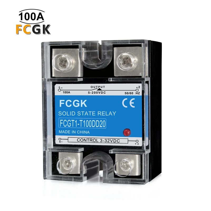  Однофазное твердотельное реле постоянного тока FCGK 100 а