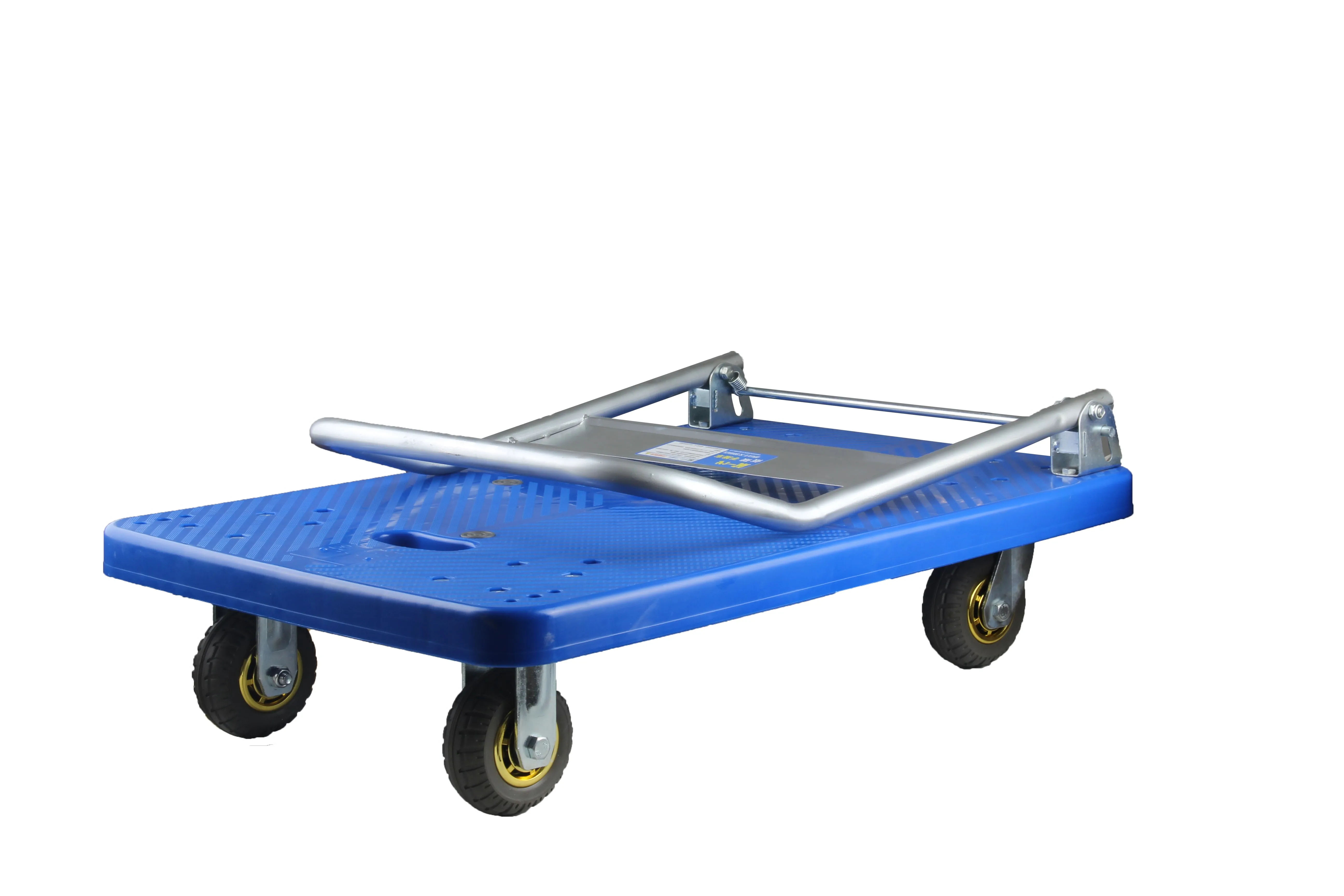 150kg 300kg 500kg Factory Custom Plastic Platform Folding Hand Truck Carts for Warehouse Trolley