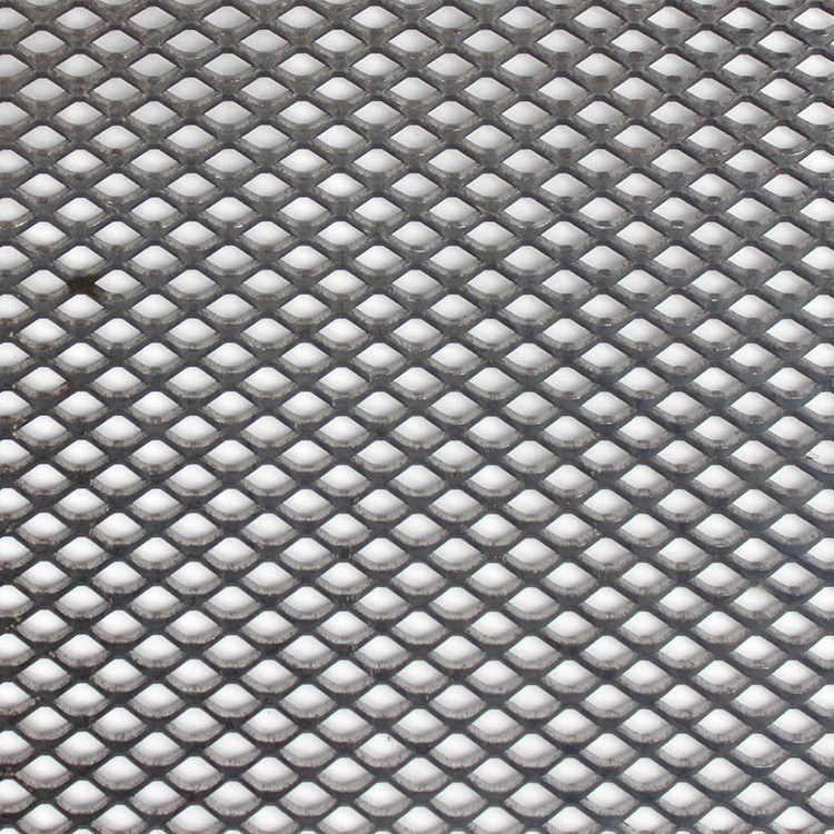 Expanded Metal Ceiling Tiles Absorbing Sound Lower Noisy Ceiling Mesh