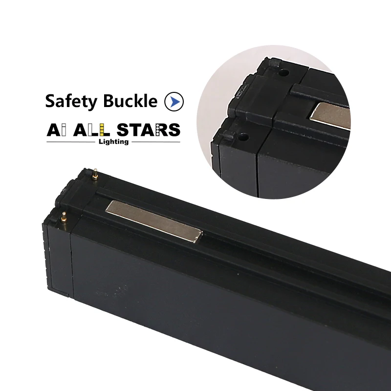 Magnetic Track Light Osram Dimmable Ultra Thin Led Magnetic Adjustable Track Ceiling Light 48V Slim Mini Magnetic Track Lamp