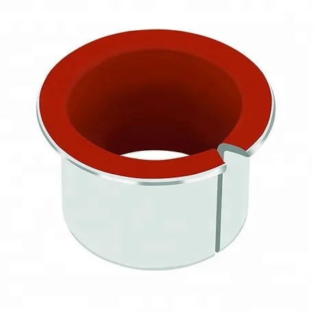 PTFE Hardened Steel Bush Wrapped Split DU Bearing Steel Insert PTFE Bushing