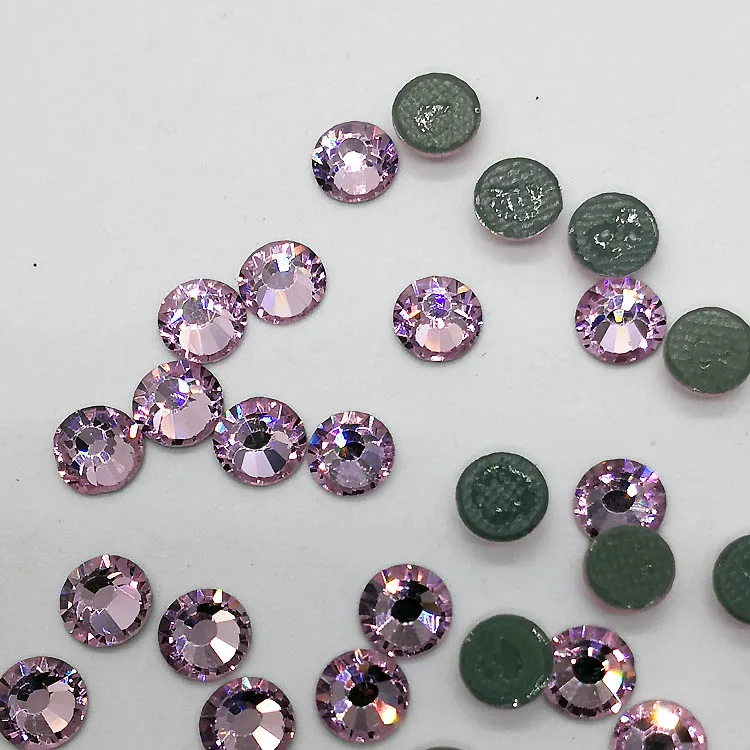 
High End Quality Flat Back Austrian Hotfix Rhinestone with Intensive Glue Glass Rhinestone bead SS4 to SS34 