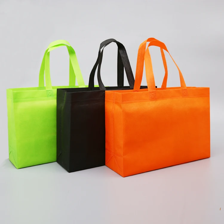 
Quality wholesale cheap stock custom logo printed nonwoven recycled grocery reusable eco friendly shopping non woven tote bag 