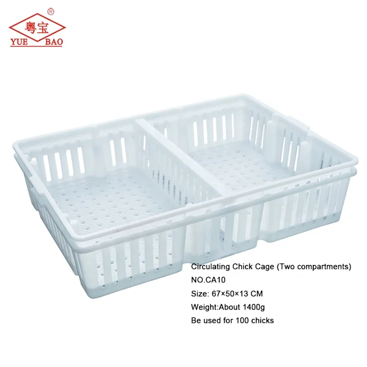 New Plastic Poultry Animal Cages for Chick Transport Farming Equipment with Live Baby Chick Box
