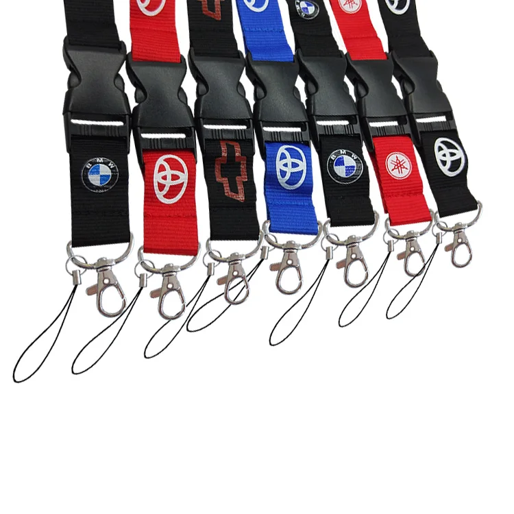 
Custom sublimation polyester neck lanyard with plastic holder, ID card holder custom lanyards 