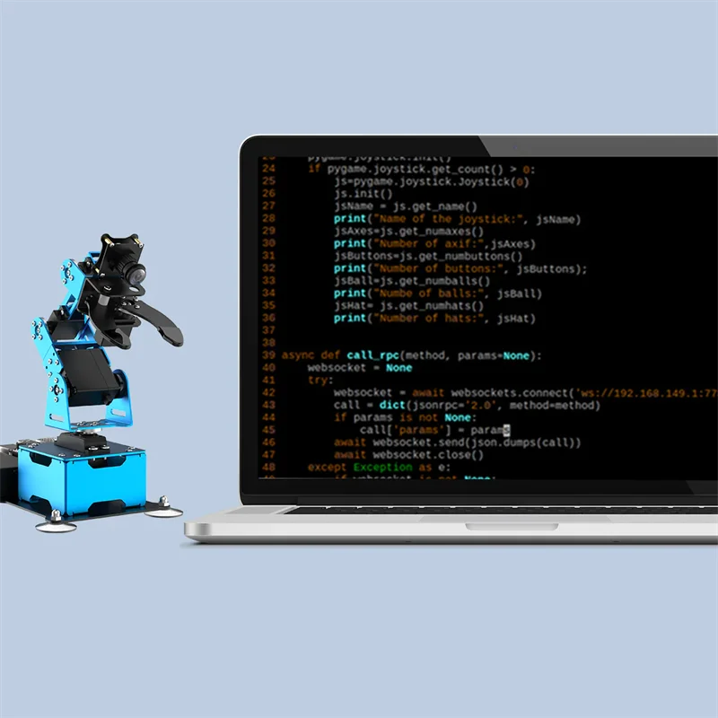 Hiwonder ArmPi mini 4DOF Vision Robotic Arm Powered by Raspberry Pi Support Python OpenCV Target Tracking for Beginners