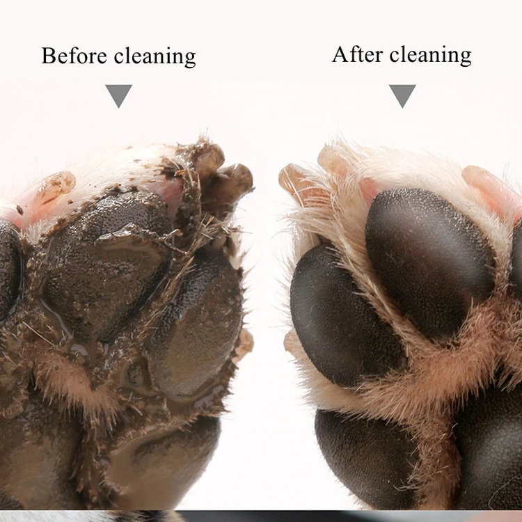 Wholesale Durable Portable Abs Paw Cleaner Cat Dog Foot Washer silicon Pet Paw Washer Pet Foot Washing Cup