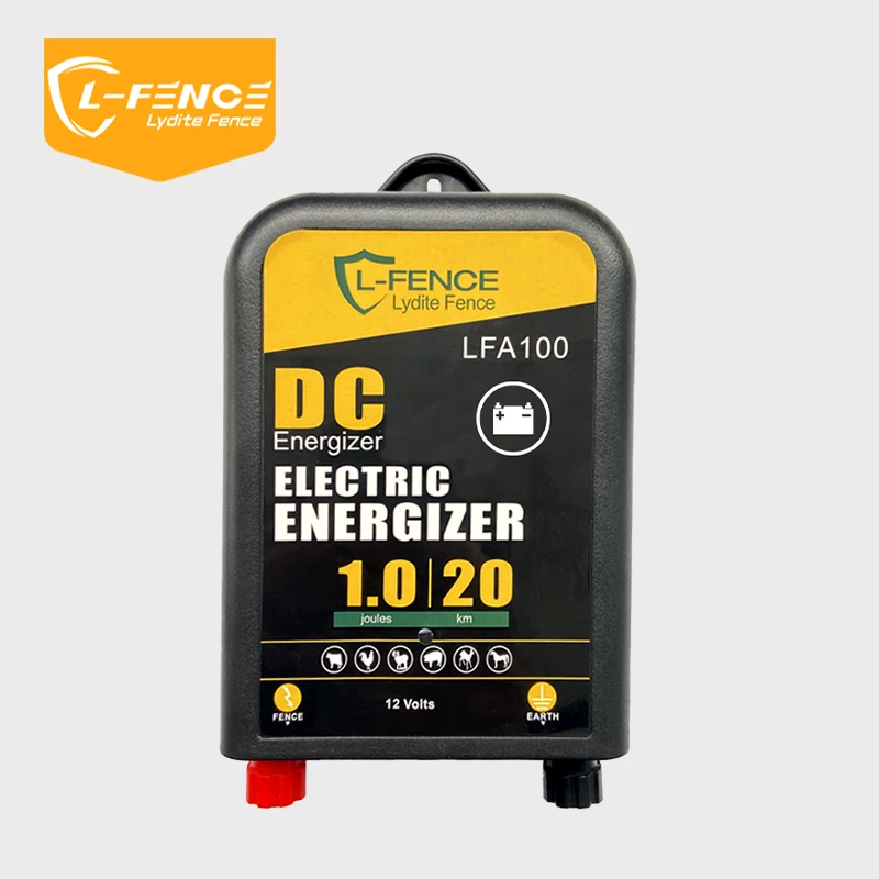 Lydite 1J 20KM fence DC energizers farm waterproof electric impulse fence energizer