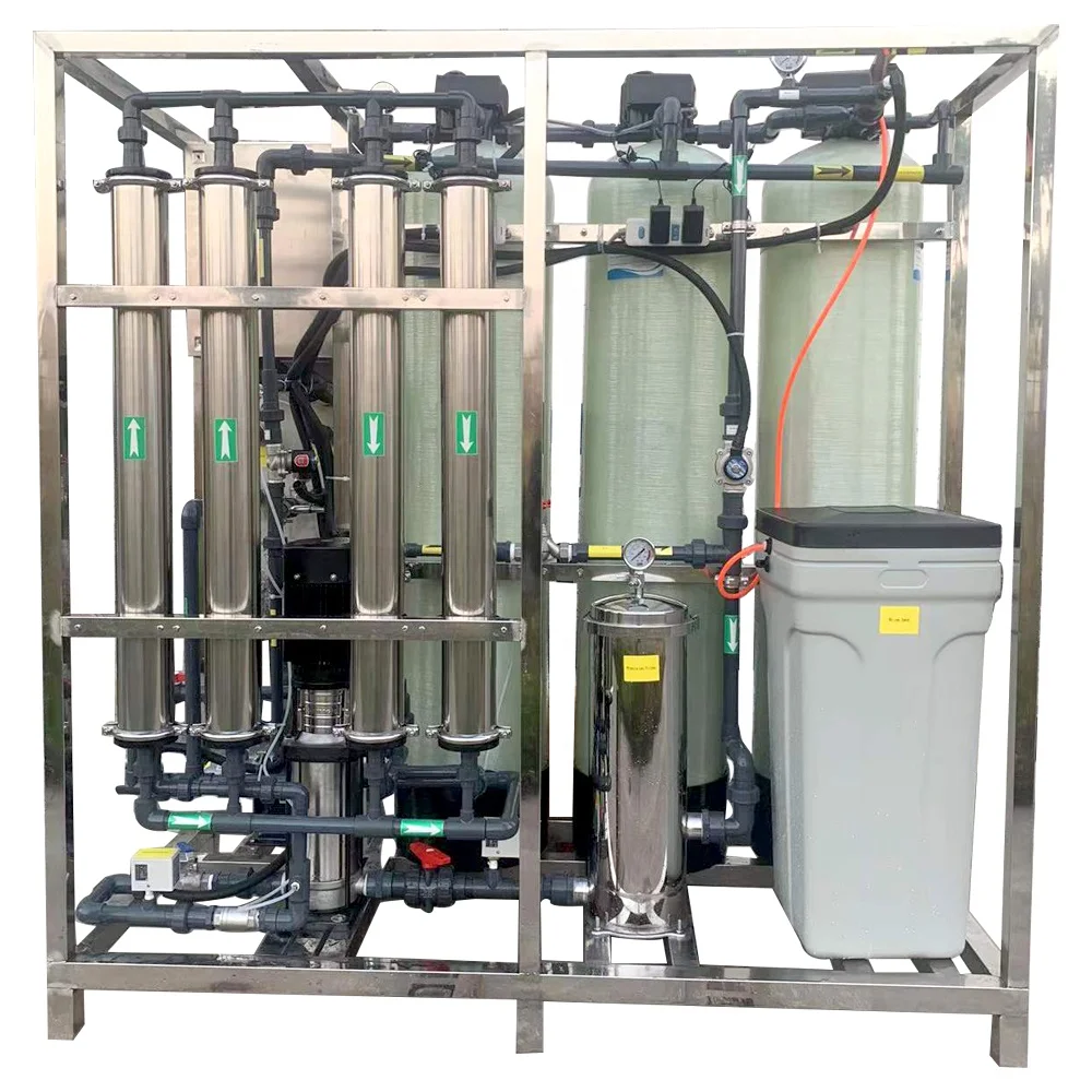 RO Drinking Pure Water Treatment Machine Borehole Water Treatment Complete Reverse Osmosis System