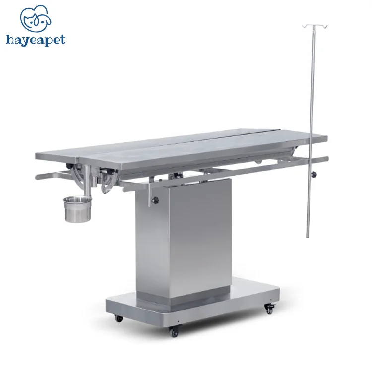 Stainless Steel Veterinary Manual Operation Table Pet Animal Medical Equipment