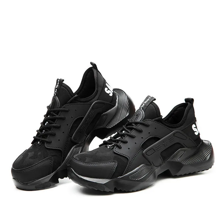 new arrival lightweight sneakers protective fly knitting sport type safety shoes