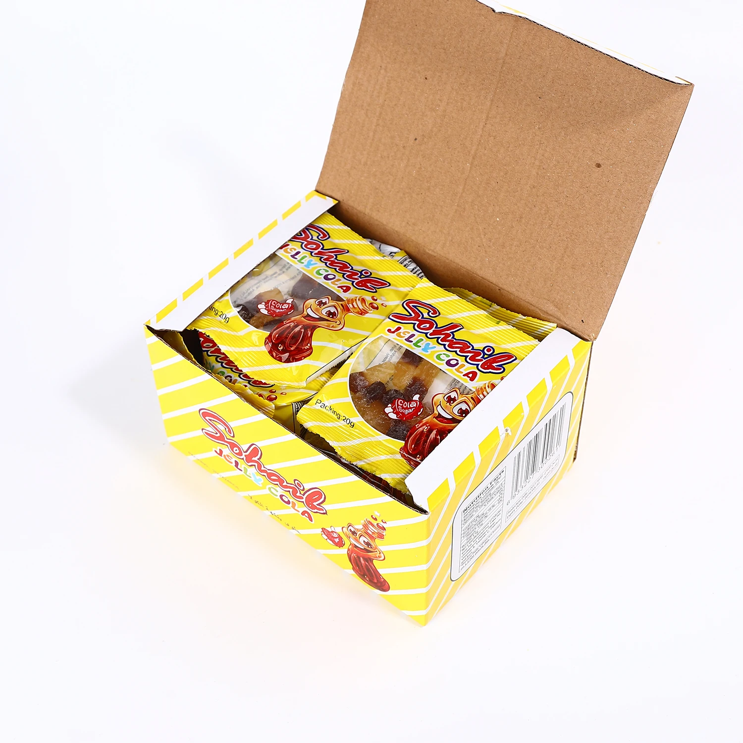 Wholesale Private Label Halal Gummy Jelly Candy Tasty Cola Sweets