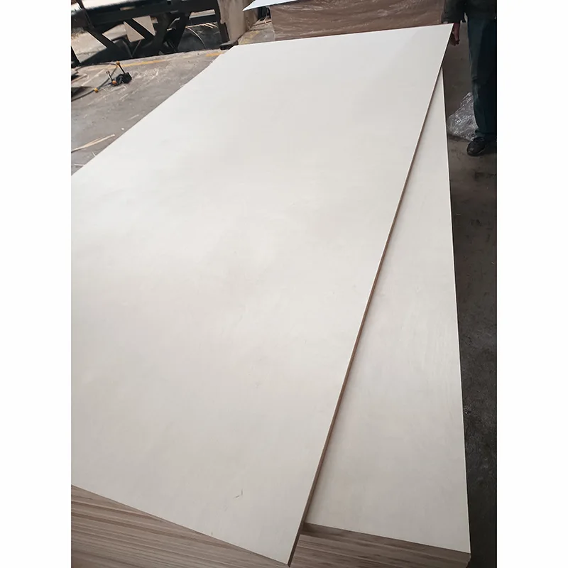2-10mm Birch Laser Cut Plywood BB/BB CC/CC Grade Birch Veneer Full Birch Wood Plywood