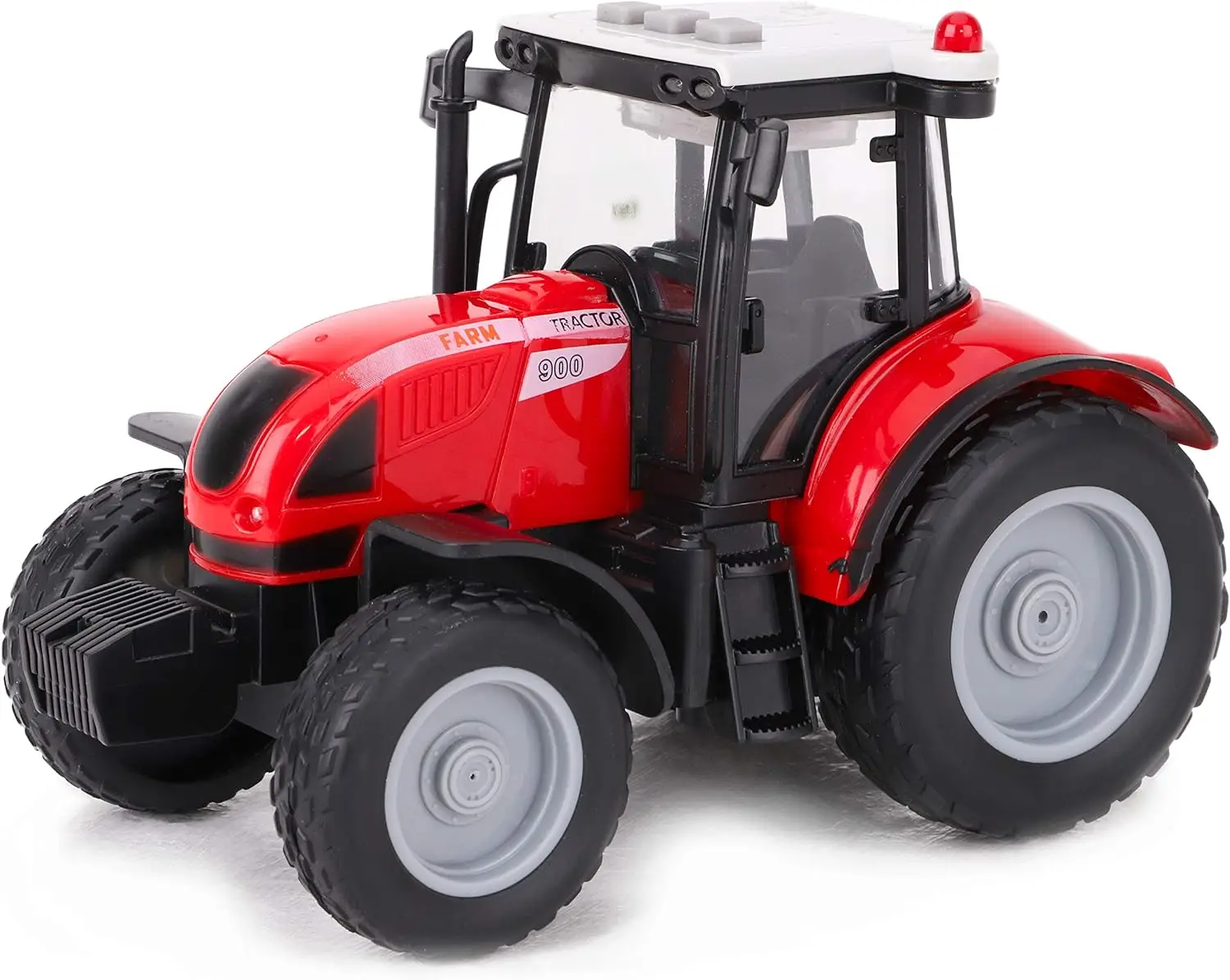 farm Tractor and Trailer 37cm Red with Lights and Sound  Farm Toys for Kids