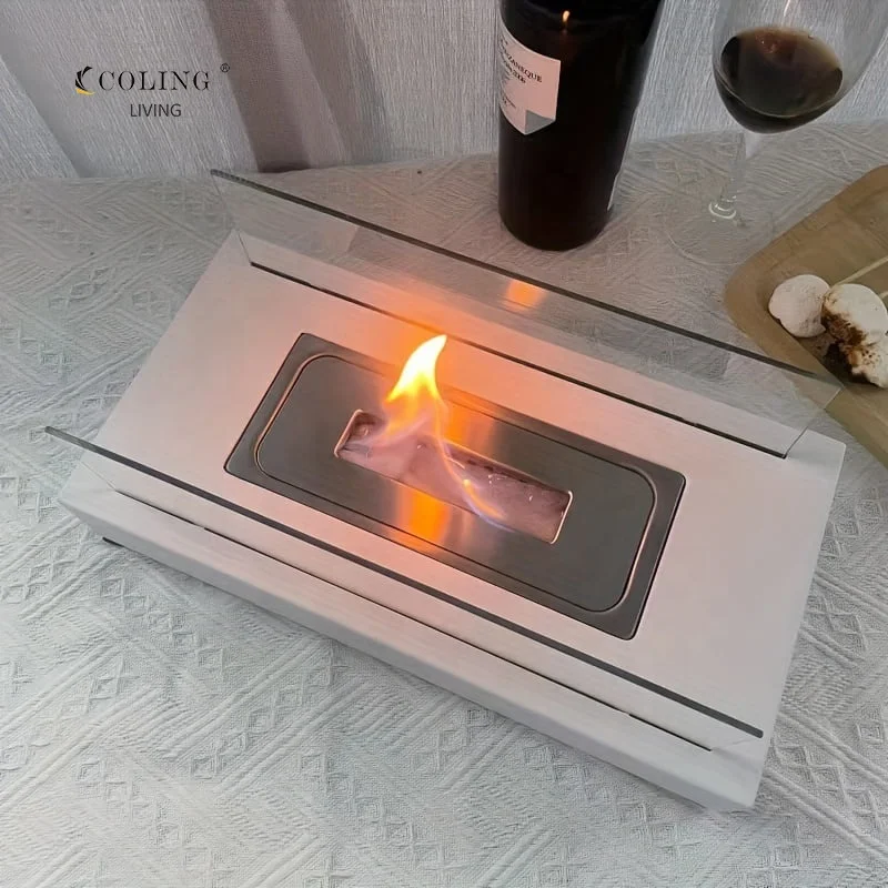 COLG612 -3 комнатный небольшой биоэтанольный камин биоэтанол стол настольный пожарная яма переносная