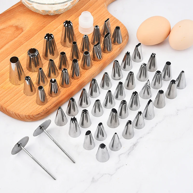Amazon hot cake decoration tool stainless steel cake nozzle pipe nozzle set