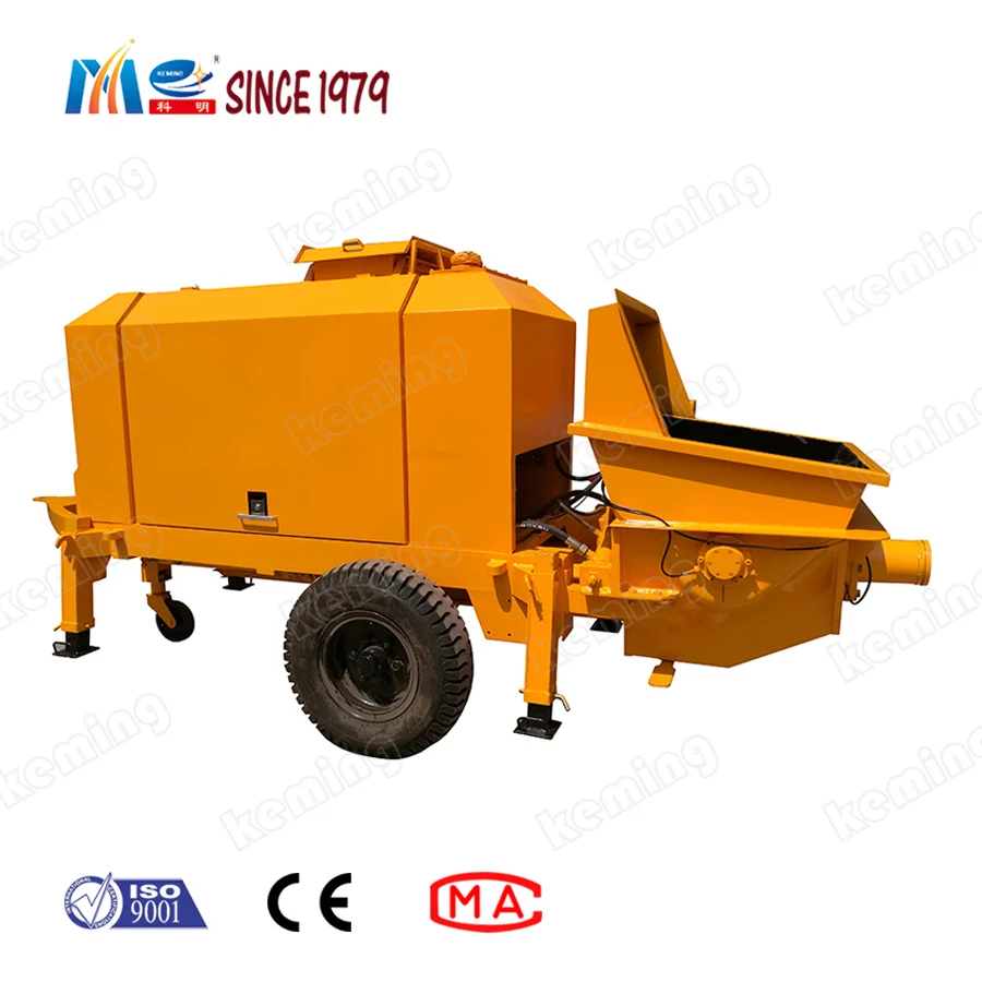 New Condition And Diesel Power Type Mini Concrete Pump With Mixer