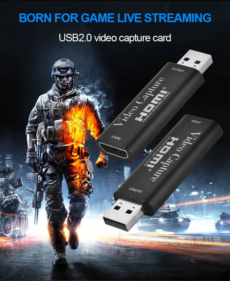 4K HD MI To USB Video Capture Card For Game And Video And Programs Recording