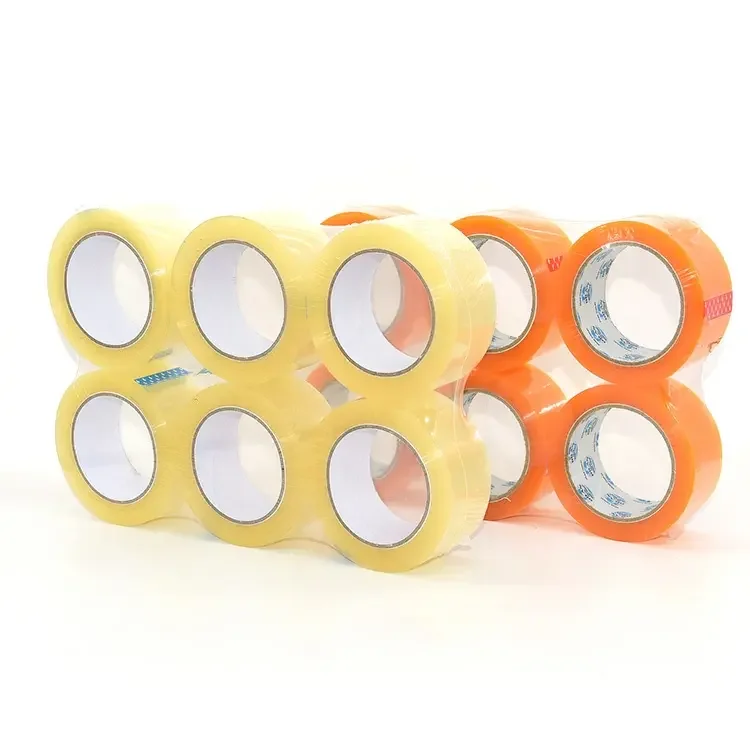 Factory Price Adhesive Jumbo Roll Custom Logo Printed Bopp Packing Tape from guangdong reusable