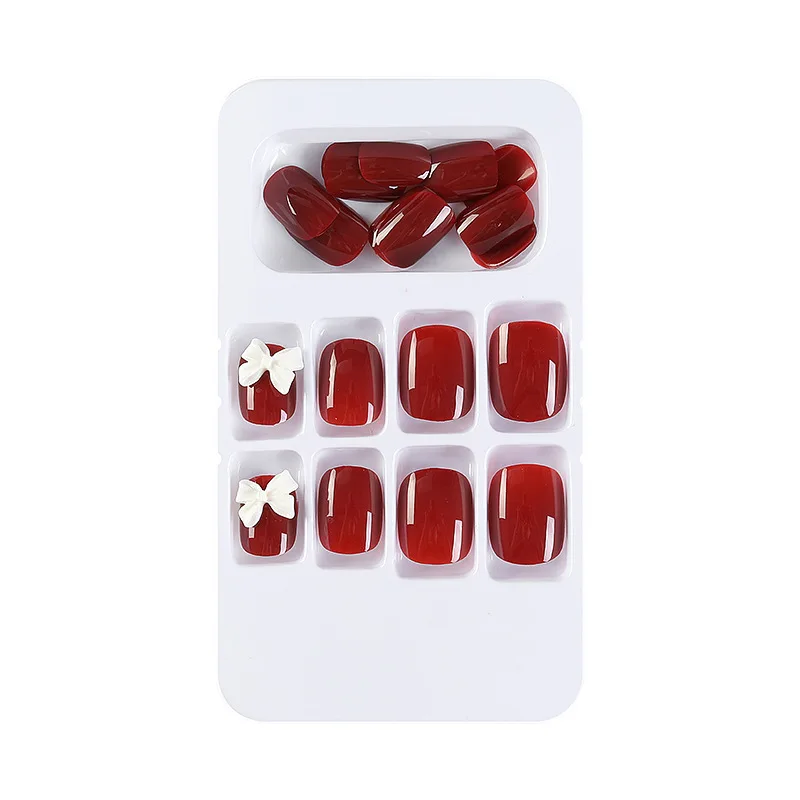 new arrival Color Press On Manicure Gel Nail Kit  PureFit Technology Acrylic  False Nails Full Cover Set Artificial Nails