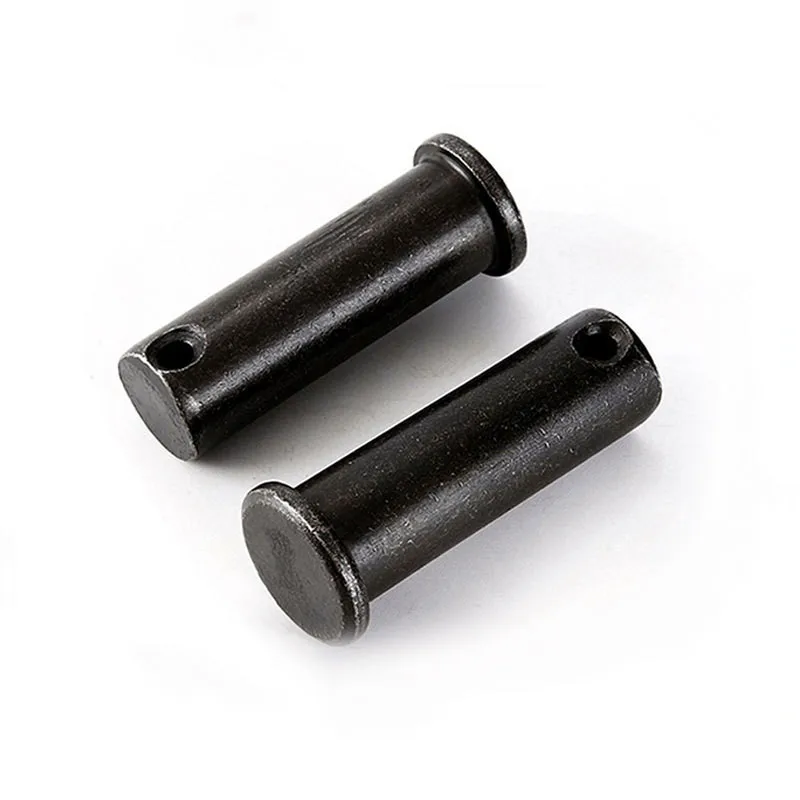 high quality and factory price flat head carbon steel galvanized hole shaft pin and Straight pin