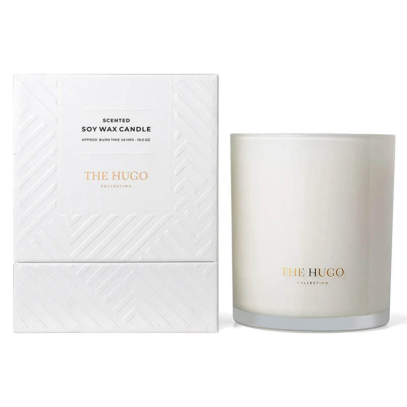 Luxury Fragrance Custom Private Label Gift Box Set Aromatherapy Glass Scented Candles