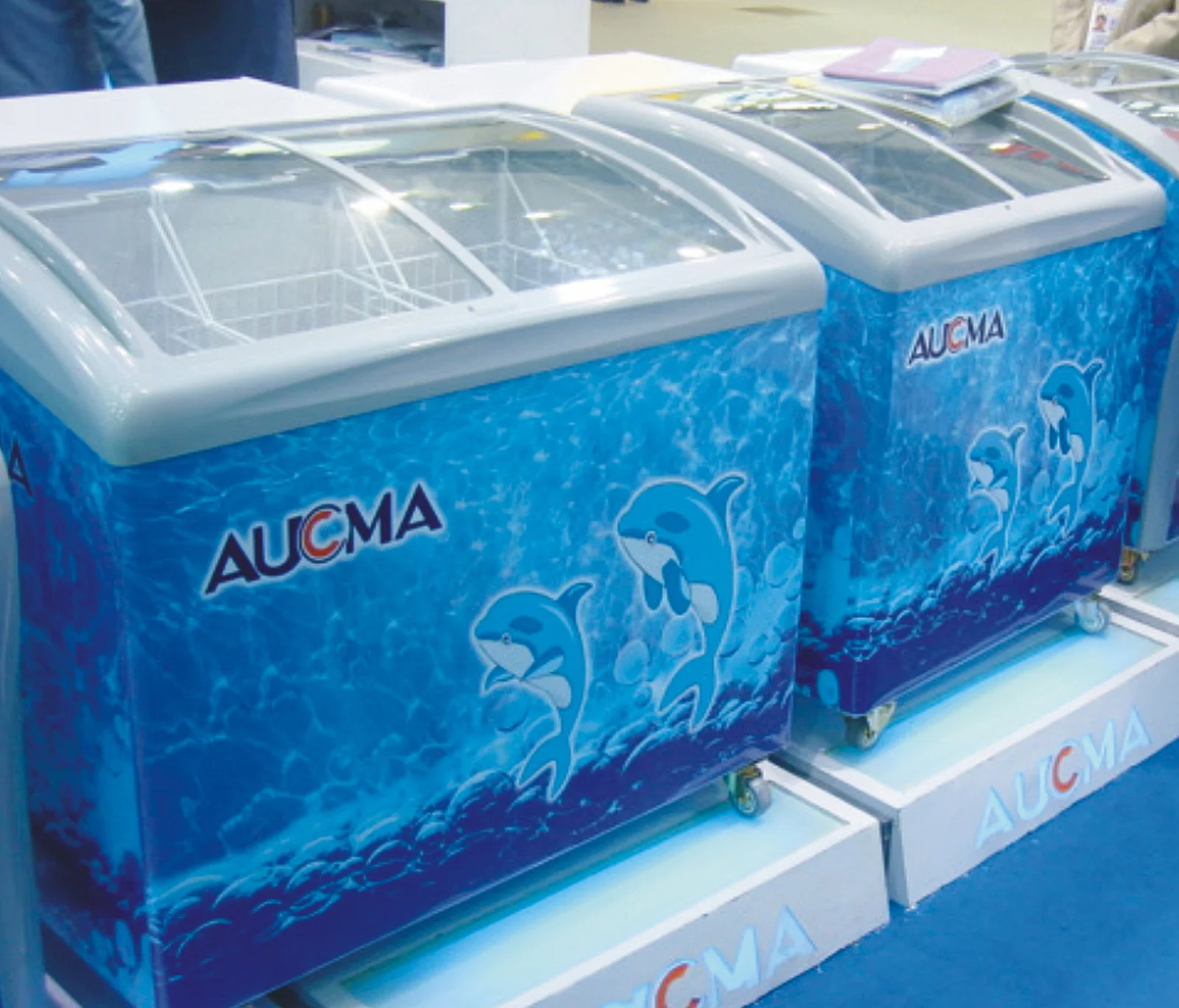 
abs whole injection glass door with assembled out frame 