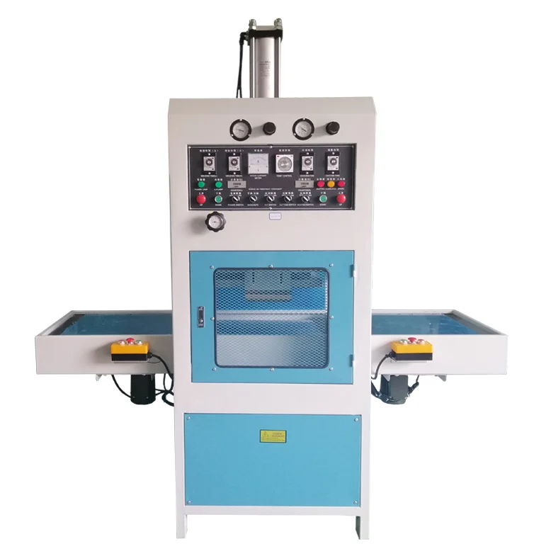 High Frequency Folding Leather Embossing Automatic Synchronous Fuse Breaker PU/TPU/PETG Plastic Fuse Machine