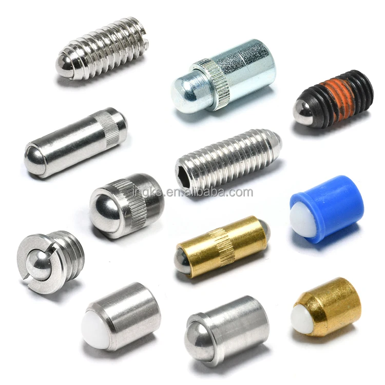 High Quality Steel Stainless Steel Customized Hex Slotted Socket Spring Ball Point Screw Plunger