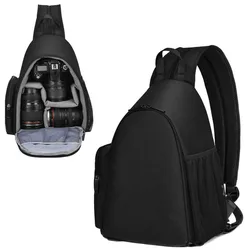 New Updated Large Capacity Camera Bag Waterproof Sports Sling Shoulder Backpack Phone Tablet Bag for Canon/iPad/ Apple/ Samsung
