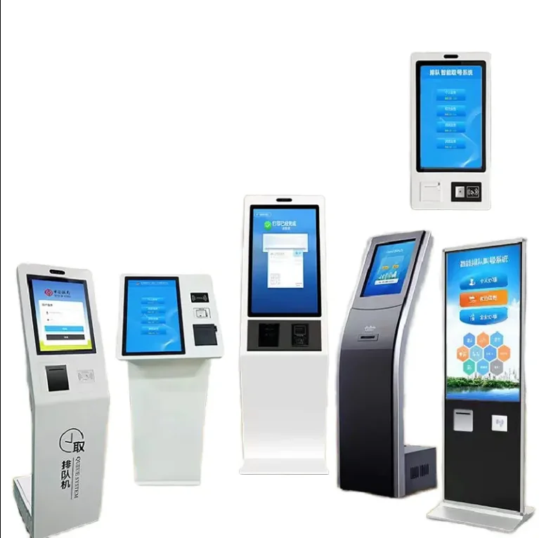 Factory Hot Sale Bank, Hospital Queuing System Kiosk, with Display Screen Dominant Kiosk Mall Self-service Kiosk
