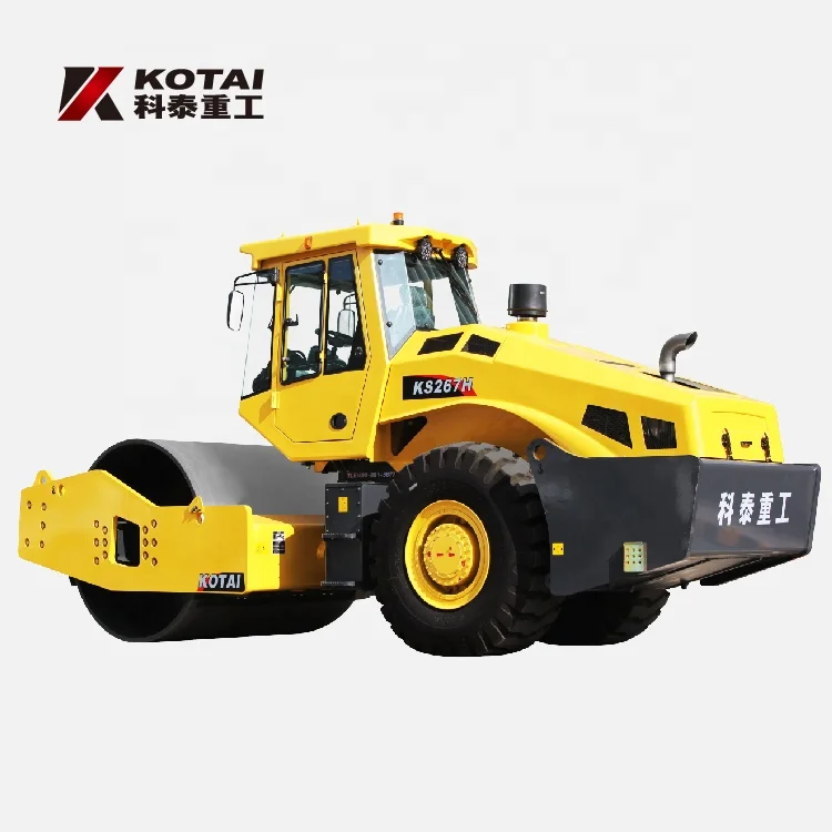 KS226D 20-Tons Road Roller Diesel Wheel Driven Single Drum Motor For Road Construction Machinery Manufacturer Kotai