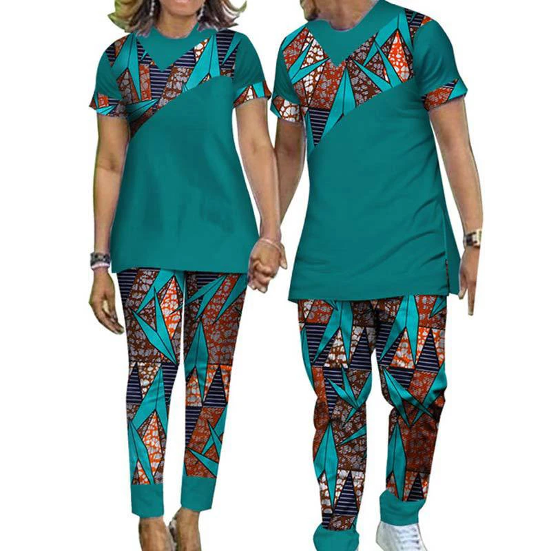 
Hot sale couple casual wear african clothing for couples Best Quality with price 