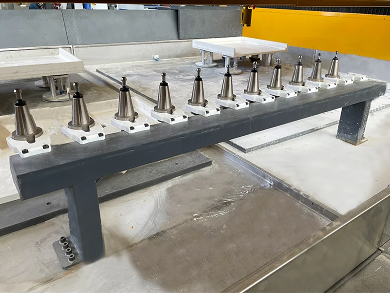 High Efficient 3 Axis Granite Marble Auto Tool Changer Cnc Router Machine For Stone Carving Engraving