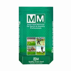 custom polypropylene 25kg pp woven bag sacks grass seed pp woven packaging sack
