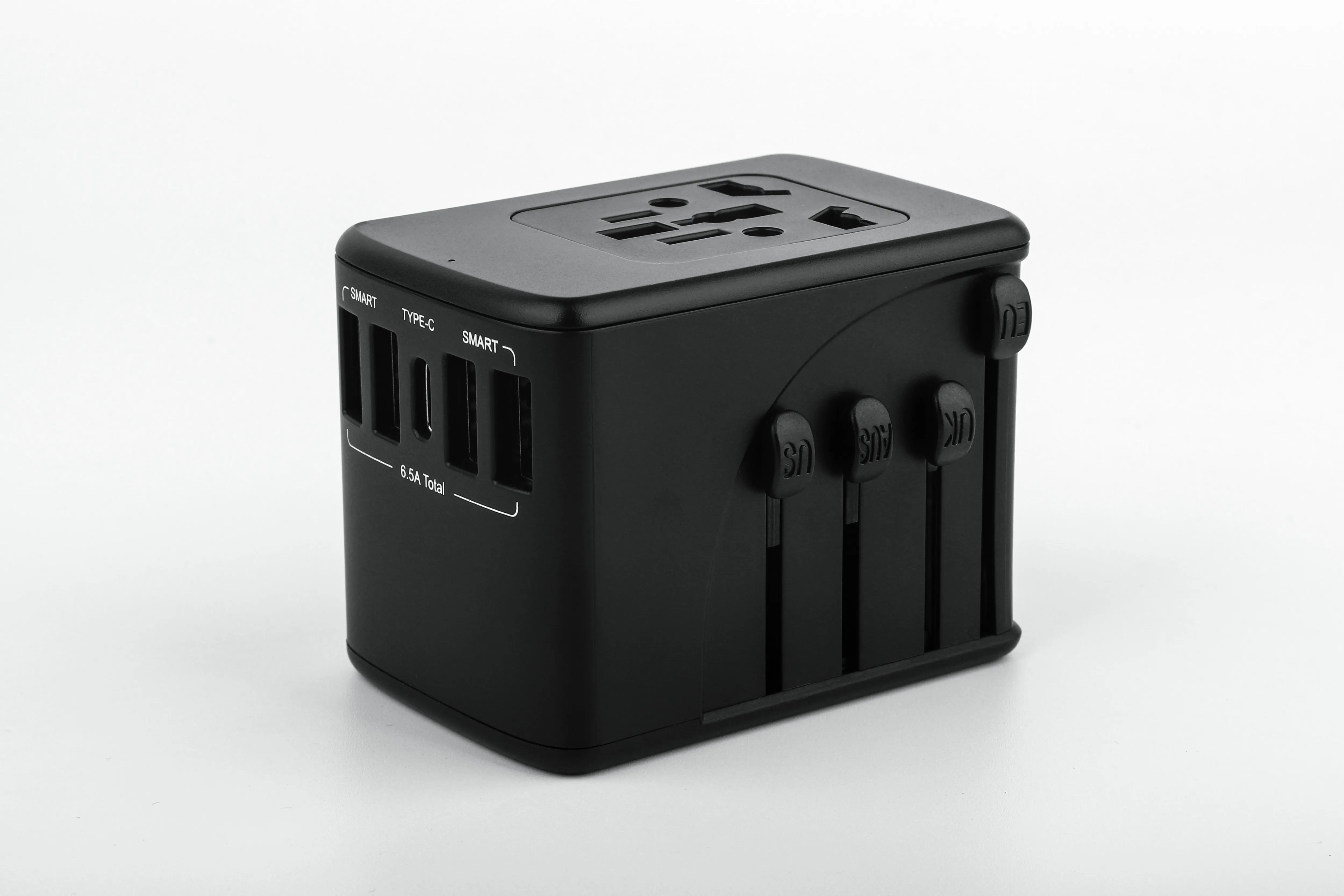 Amazon Hot Sale DC 5V 5.4A 4 USB Type C Universal Adaptor Travel Adapter