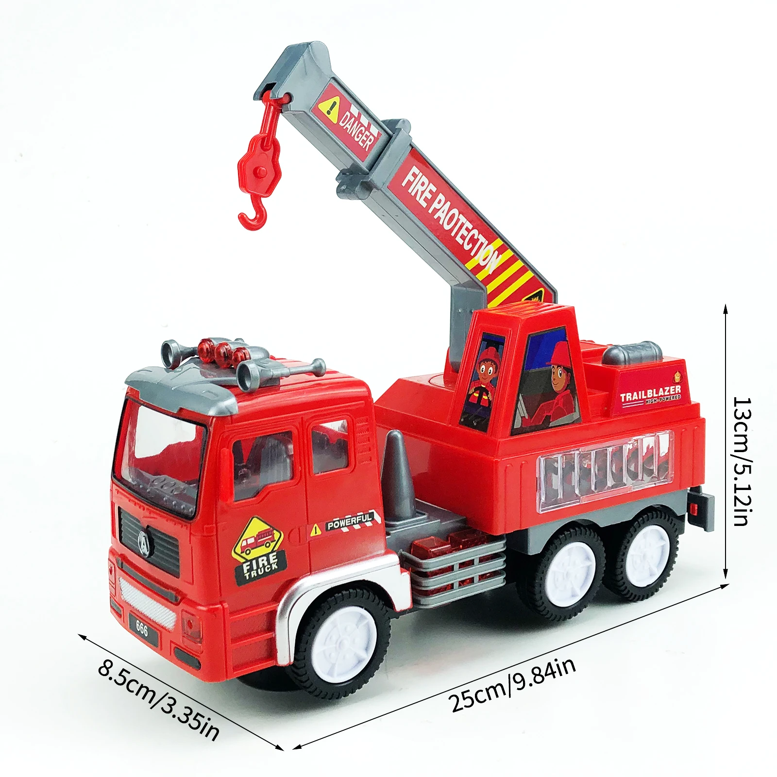 New 1:18 Electric car Construction crane toys telescopic crane toy with light
