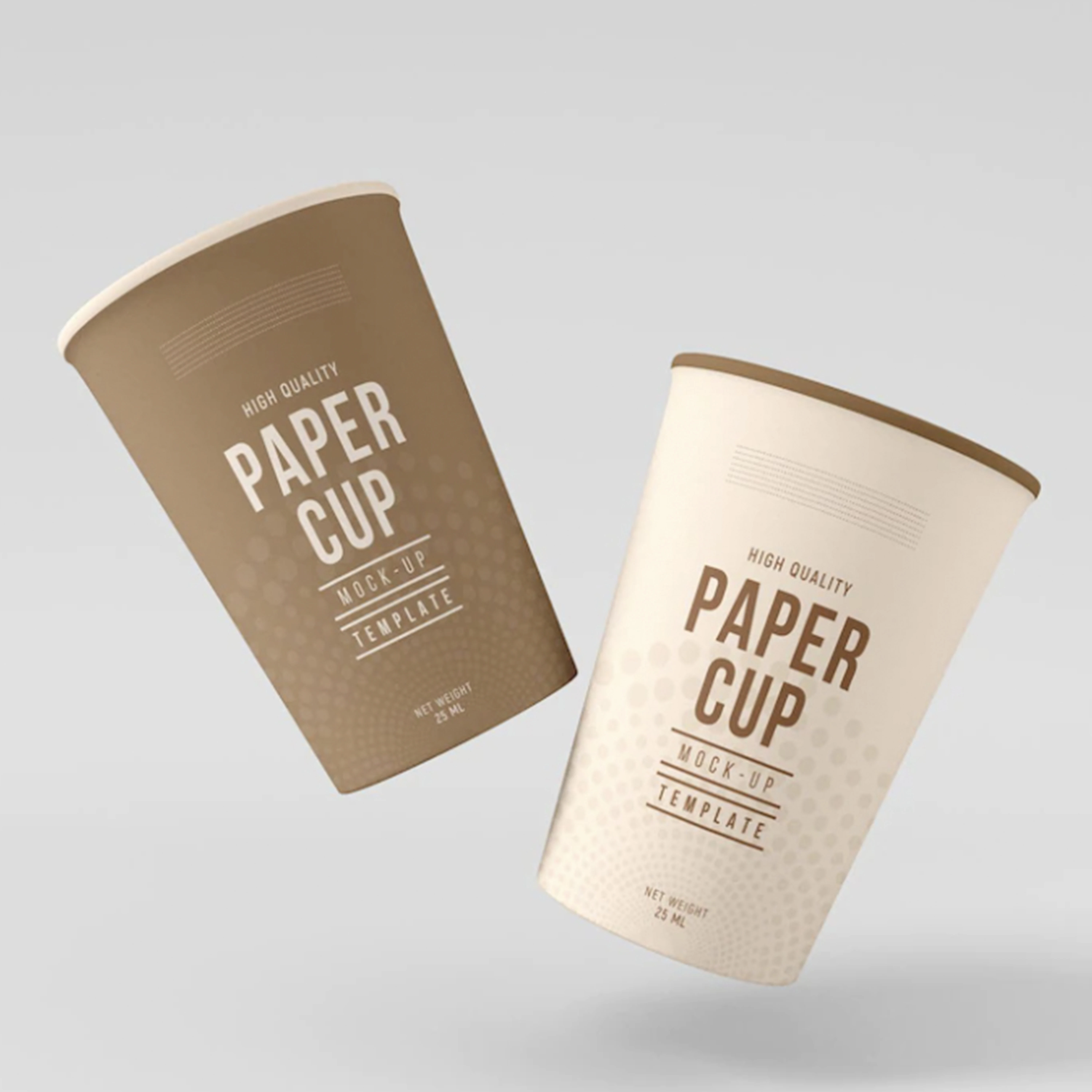 Cheap custom logo paper cups disposable paper cup packaging cup 8oz/12 oz/16oz Kraft Paper Coffee Cup for coffee shop