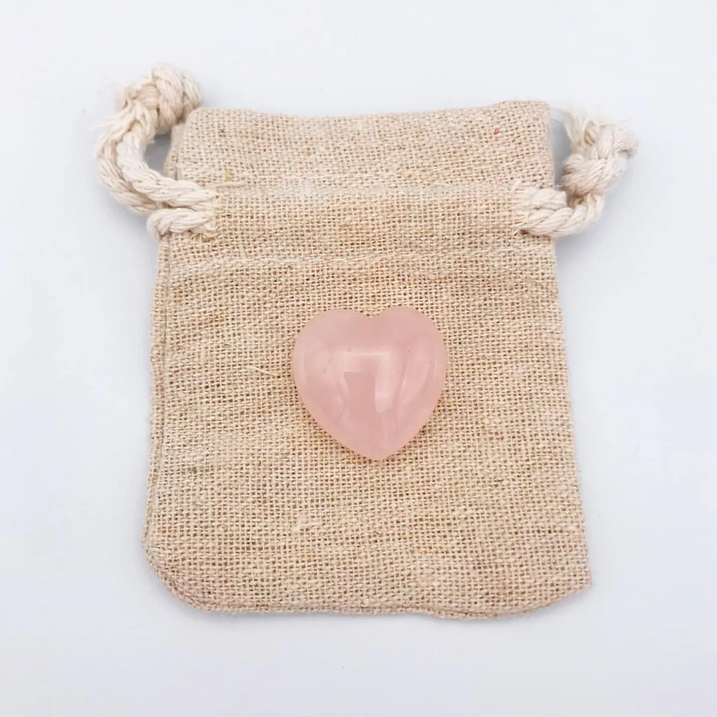 Natural Rose Quartz Heart Pink Crystal Stone Heart Shape Stone Crystal Natural Pink Heart Crystal Palm Stone