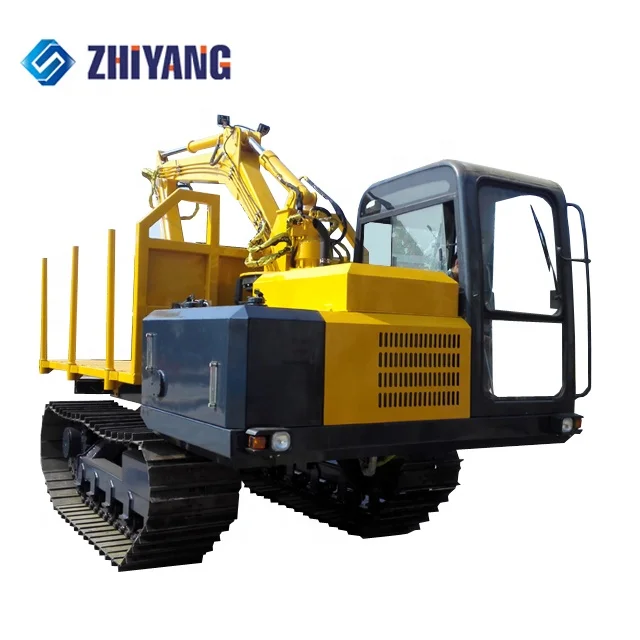 China 10ton capacity crawler dumper with grapple