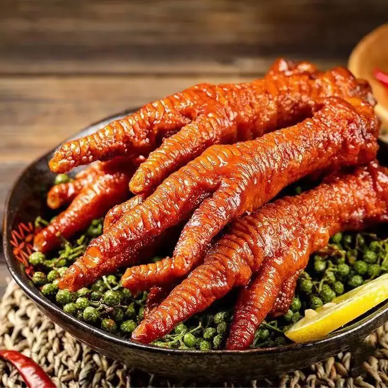 
Lucky Chicken feet spicy Flavour Fried and stewed spicy chicken feet ,crisp, elastic and delicious. 