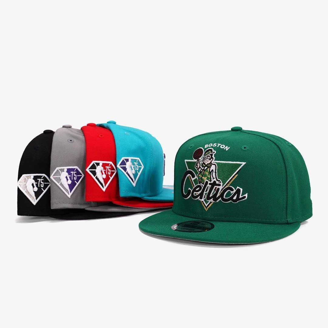 Wholesale Sports Caps 3D embroidery Custom Logo Flat Brim New style gorras era fitted hat  Snapback Basketball Hats For Men