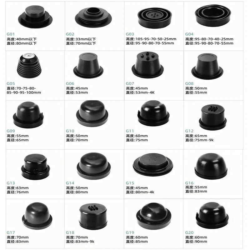 YINDING 20-110 мм H3 9005 9006 9012 светодиодная Автомобильная фара Пылезащитная резиновая Водонепроницаемая уплотнительная крышка